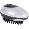 Image de Brosse de lavage et massage pour chien Duvoplus Noir 11,5x7,5x6 cm 13529