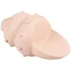 Image de Distributeur de nourriture pour chien coquillage en caoutchouc Duvoplus Eco Rose 7,5x7,5x14,5 cm 14358