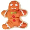 Image de Jouet pour chat bonhomme en pain d'épice Duvoplus Xmas Fluffy Orange 8x9x2,5 cm 14611