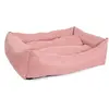 Image de Panier pour chien en velours Duvoplus Hexa Rose 95x95x28 cm 14789
