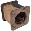 Image de Griffoir pour chat en tunnel Duvoplus Square Marron 30x30x28 cm 15815