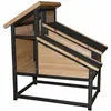Image de Abri pour chat Duvoplus Woodland Design Meowing Mansion Beige 93x59x97 cm 15883