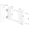 Image de Locinox gâche pour serrure de portail LAKQ 40