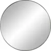 Image de Miroir en métal noir 70 cm Palace - Pomax