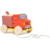 Image de Camion Benne en Bois et Tissu avec Sons et Actions Interactives