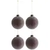 Image de Boules de Noël Perles 10cm - Bordeaux