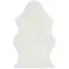 Image de Tapis Imitation Fourrure Lesley 60x94cm Blanc