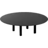 Image de Table basse ronde 68 cm en métal noir 01 - Serax