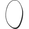Image de Miroir en verre et acier noir B - Serax