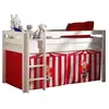 Image de Vipack Rideau de lit bébé cirque - Rouge