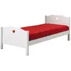 Image de Vipack AMORI Lit simple - Blanc - 90x200 cm