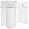 Image de Vipack Rideau pour lit baldaquin - Blanc