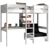 Image de VIPACK Vipack Pino Lit mezzanine - 90x200 cm - Laqué blanc