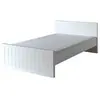 Image de MES Lit BREVAL 120x200 cm Blanc