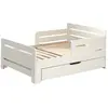 Image de MES Lit enfant évolutif JUMPY - Blanc 90x140/160/200 cm