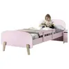 Image de MES Lit Kidly avec barrière - 90x200 cm Rose