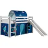 Image de Vipack PINO Lit mezzanine avec toboggan + Space