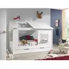 Image de Vipack LIO Lit cabane 90x200cm + Lit gigogne