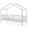 Image de MES Lit cabane Roody 90x200 cm Blanc