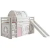 Image de Vipack PINO Lit mezzanine avec toboggan + Birdy tunnel