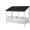 Image de MES Lit HUTTY - 90x200 - Noir
