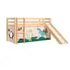 Image de Mes Lit surélevé PINO avec toboggan - Décor dinosaures