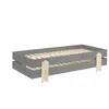 Image de Mes Sommiers empilables lit d'appoint - Gris
