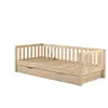 Image de VIPACK Lit avec tiroir - Bois naturel 90x200 cm