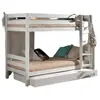 Image de VIPACK Lit superposé avec lit gigogne - Blanc