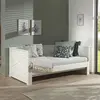 Image de MES Lit banquette blanc 90/180x200cm