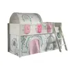 Image de VIPACK Scott - Lit mezzanine avec rideau Birdy.