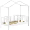 Image de VIPACK Lit cabane blanc 70x140 cm