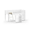 Image de VIPACK Lit Mi-Hauteur Scott 90x200 cm