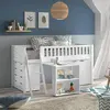 Image de VIPACK Lit Scott - Blanc 90x200 cm