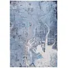 Image de Tapis salon et chambre tissé plat BLUE CITY 100 x 140 cm