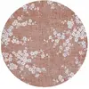 Image de Tapis salon et chambre tissé plat BURGUNDY 140 x 200 cm