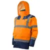Image de Parka matelassée Keta à haute visibilité orange marine T S COVERGUARD 7KETOS