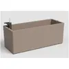Image de ARTEVASI Jardinière Rimini sur pieds - Auto-arrosage - Taupe - 17 L