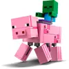 Image de LEGO Minecraft Cochon et bébé zombie 21157