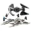 Image de LEGO Star Wars 75348 Le chasseur Fang Mandalorien contre le TIE Interceptor