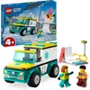 Image de Lego City Ambulance et snowboardeur