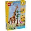 Image de Lego 31150 Les Animaux Sauvages du Safari 3 en 1 Multicolore