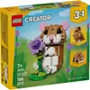 Image de 31376 Set Creator 3-en-1 Hamster mignon avec fleur 166 pièces