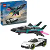 Image de LEGO CITY Jet contre Voiture Jouets de Véhicule 60489