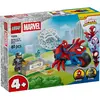 Image de 11206 Spidey sur sa moto contre Rhino - Set LEGO Marvel 61 pièces