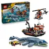 Image de LEGO Jurassic World 77983 Attaque du Mosasaure - Bateau citerne et drone