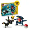 Image de LEGO Pokémon SMART Play 72165 Noctali vs Carchacrok - Set de combat 831 pièces
