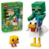 Image de LEGO Minecraft 21582 Chicken Jockey - 344 pièces