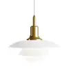 Image de Louis Poulsen Suspension verre PH 3½-3 laiton - 5741100141
