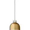 Image de Suspension ronde S verre et or Luceo - Aytm